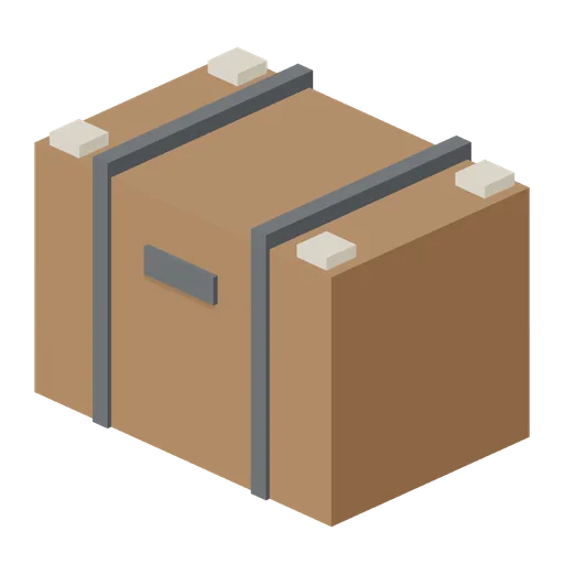 Frontier strapped supply crate