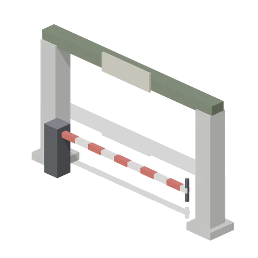 Camp Gate With Barrier (Armoured Column and Field Camp)