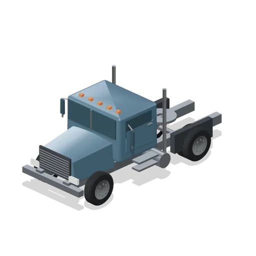 Conventional day cab (Long-Haul Trucking and Truck Stop)