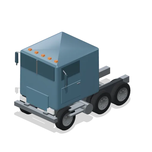 Electric cab-over tractor (Long-Haul Trucking and Truck Stop)