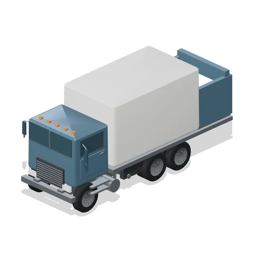 Rear-loading refuse truck (Long-Haul Trucking and Truck Stop)