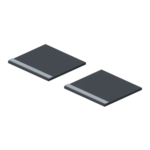Truck mudflap pair (Long-Haul Trucking and Truck Stop)