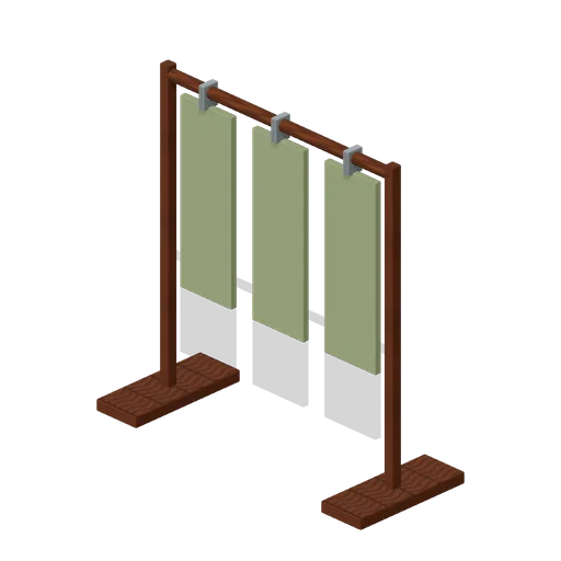 Raincloak Drying Rail (Flooded and Coastal Survival)
