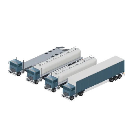 Trailer coupling cases 2 (Long-Haul Trucking and Truck Stop)