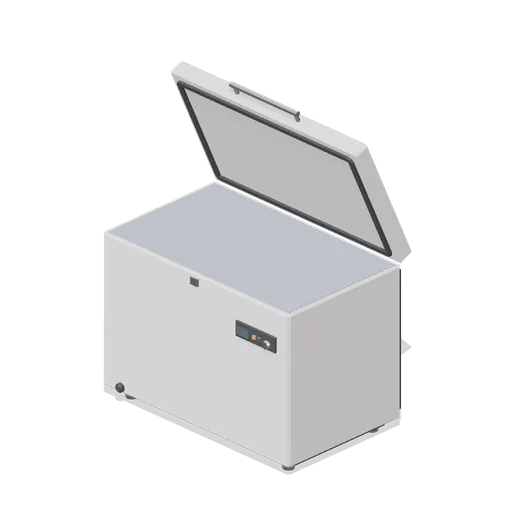 Chest freezer, lid open (Home Appliances and Utility Room)