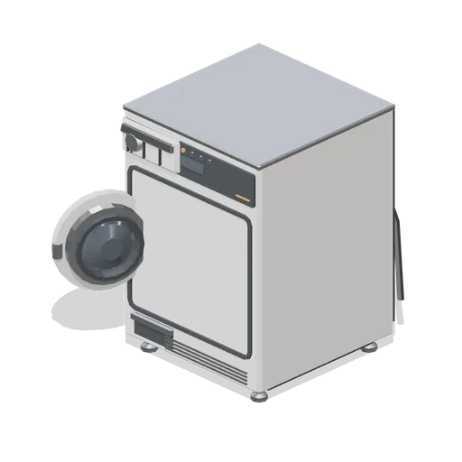 Front load washing machine, drum door open (Home Appliances and Utility Room)