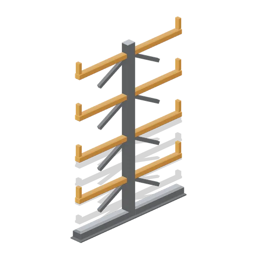 Cantilever rack, double sided (Hardware Store and DIY Warehouse)