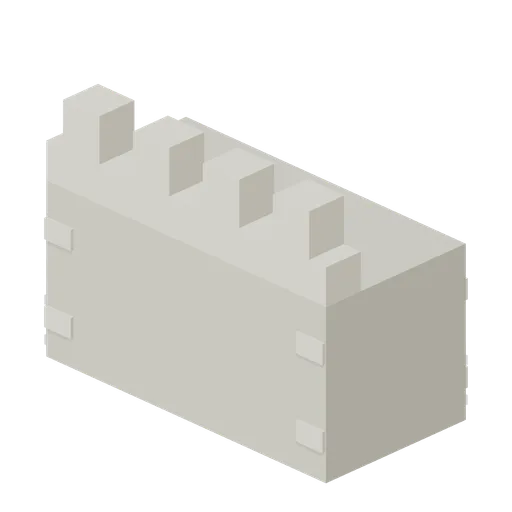 Curtain Low 4 m (Medieval Castle Construction)