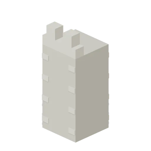 Curtain Straight 2m (Medieval Castle Construction)