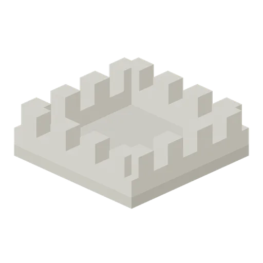 Square Tower Battlement (Medieval Castle Construction)