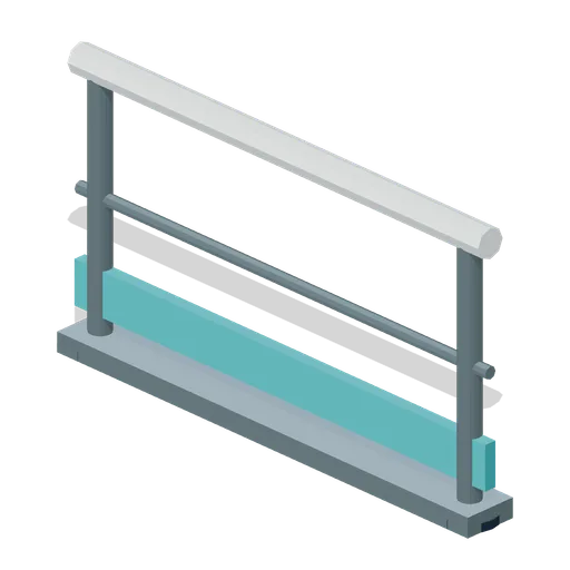 Orbital Field Station: Deck safety rail