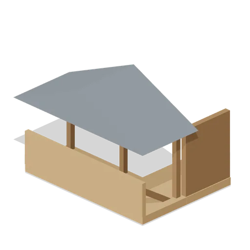 Hoarding Gallery Corner (Medieval Castle Construction)