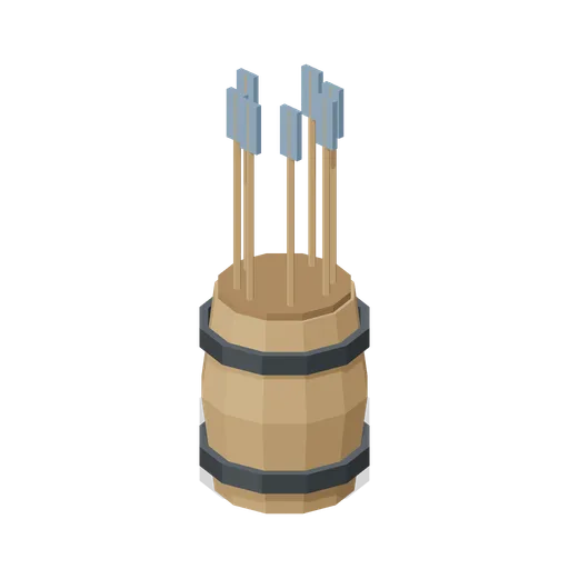 Arrow Barrel (Medieval Castle Construction)