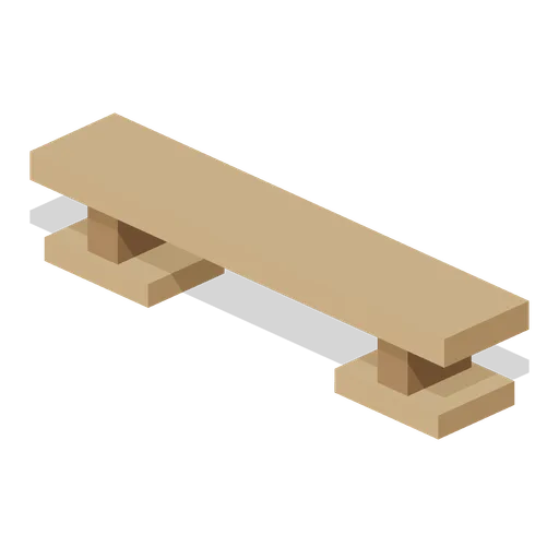 Long Bench (Medieval Castle Construction)