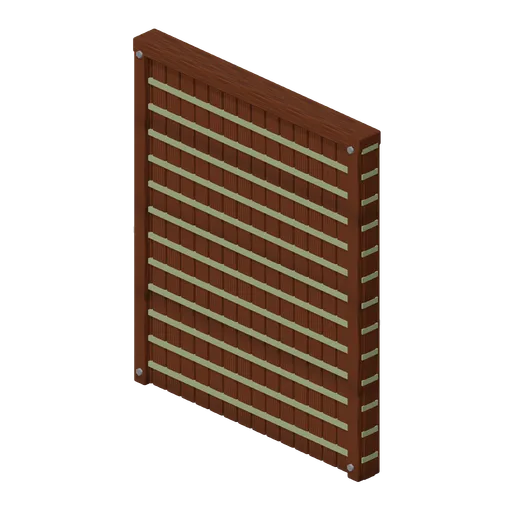 Wall Wattle Panel (Modular Survival Base Builder)