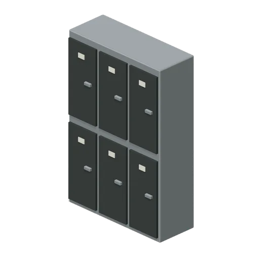 Numbered Locker Bank (Trading Post and Barter Market)