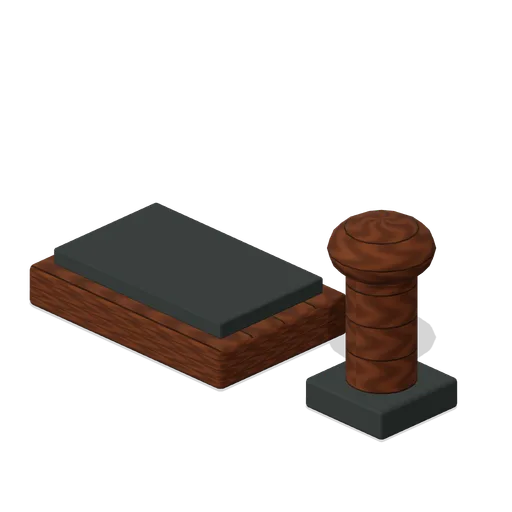 Stamp And Inkpad (Trading Post and Barter Market)