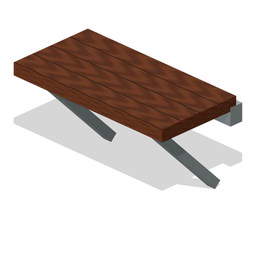 Folding Wall Table (Modular Survival Base Builder)