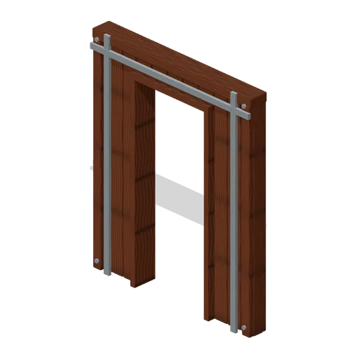 Wall Door Opening Reinforced (Modular Survival Base Builder)
