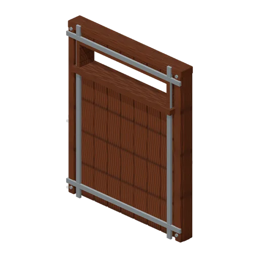Wall High Clerestory Reinforced (Modular Survival Base Builder)