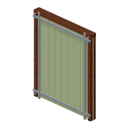 Wall Curtain Partition Reinforced (Modular Survival Base Builder)
