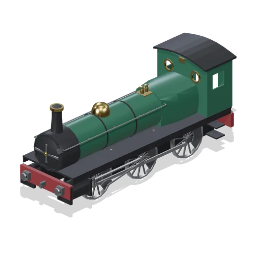 Steam goods locomotive 0-6-0 (Steam Era Railway and Rolling Stock)