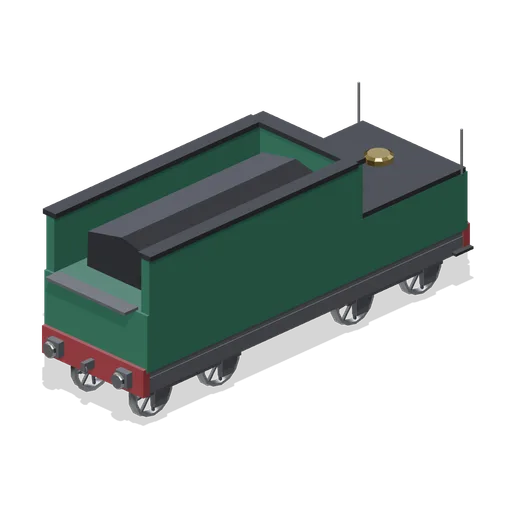 Bogie locomotive tender (Steam Era Railway and Rolling Stock)