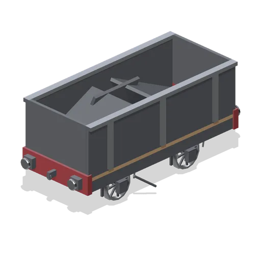 Bottom discharge hopper wagon (Steam Era Railway and Rolling Stock)
