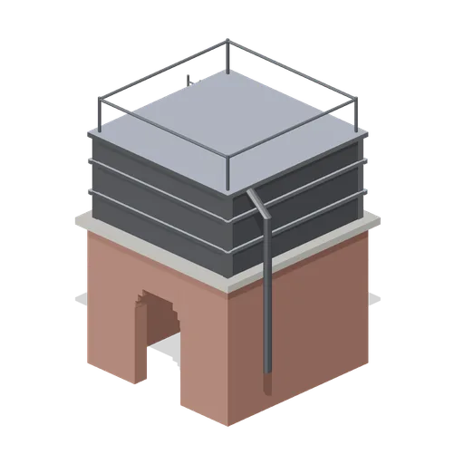 Water tower (Steam Era Railway and Rolling Stock)
