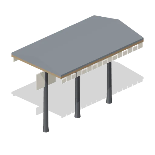 Platform canopy (Steam Era Railway and Rolling Stock)