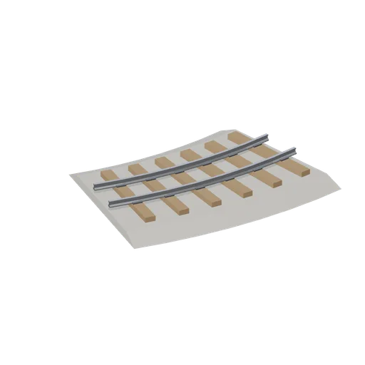 Narrow gauge track curve (Steam Era Railway and Rolling Stock)