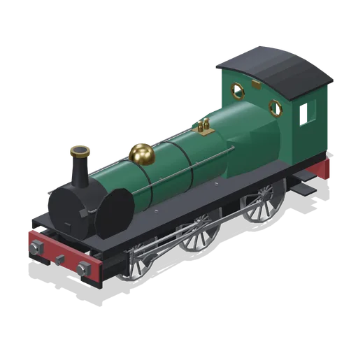 Goods 0-6-0 with the smokebox door open (Steam Era Railway and Rolling Stock)