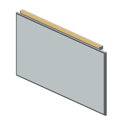 Washroom mirror run (Office Lobby and Building Facilities)