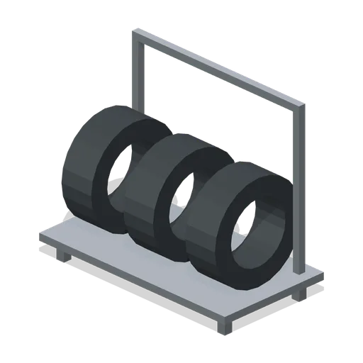 Three-wheel transport trolley (Endurance and GT Paddock)
