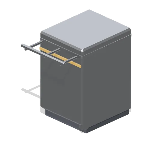 Servery counter end module (Office Lobby and Building Facilities)