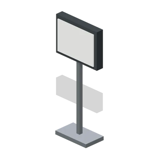 Illuminated distance board blank (Endurance and GT Paddock)
