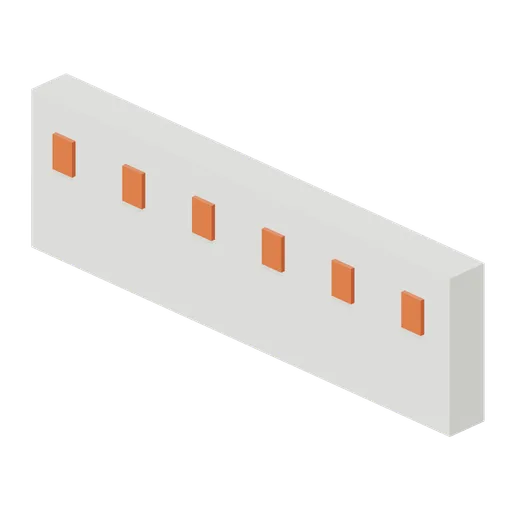 Reflective barrier panel (Endurance and GT Paddock)
