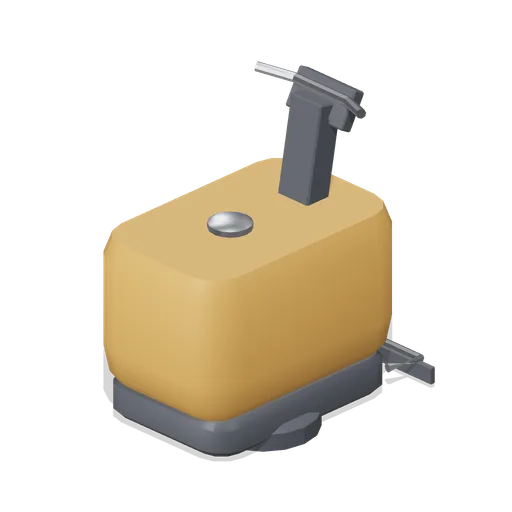 Walk-behind floor scrubber (Office Lobby and Building Facilities)