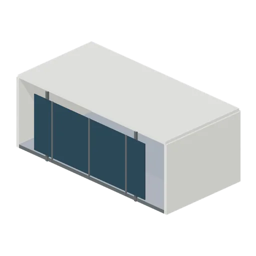 Glazed paddock hospitality unit (Endurance and GT Paddock)