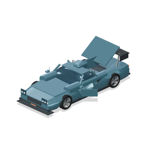 Prototype with doors and cover open (Endurance and GT Paddock)