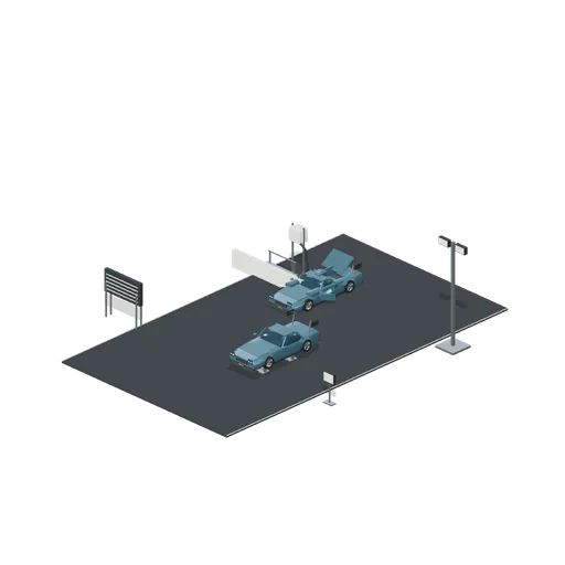 Night endurance pit lane (Endurance and GT Paddock)