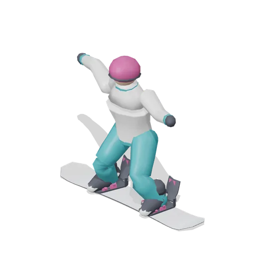 Rider in a boardslide pose (Snowboard Gear and Freestyle Riders)