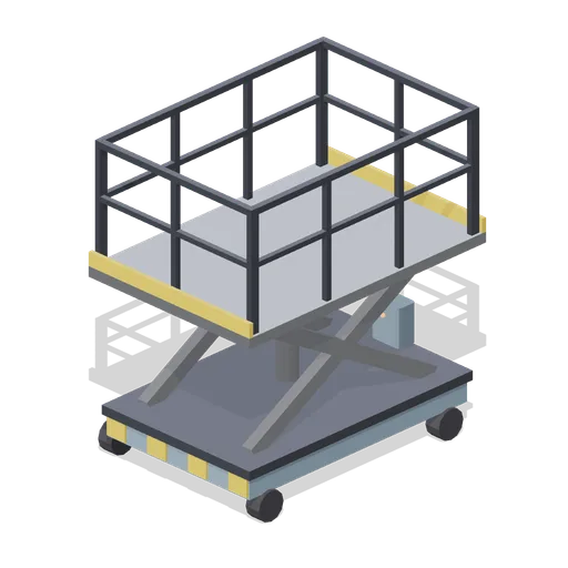 Self propelled scissor lift (Animated Mechanisms Kit)