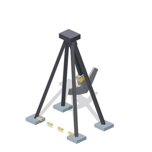 Swinging pendulum blade (Animated Mechanisms Kit)