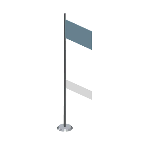 Generic forecourt flag pole (Road Car Showroom Lineup)