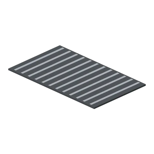 Ribbed entrance mat (Road Car Showroom Lineup)