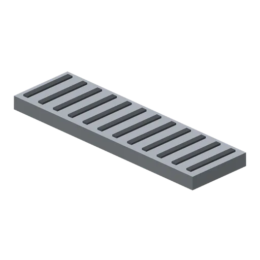 Forecourt drain grating (Road Car Showroom Lineup)