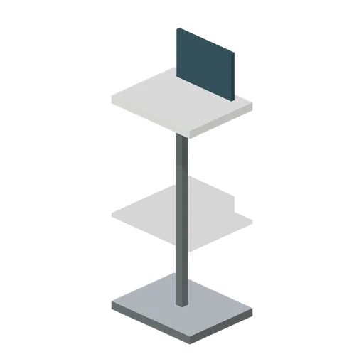 Pit laptop stand (Grand Prix Circuit and Open-Wheel Cars)