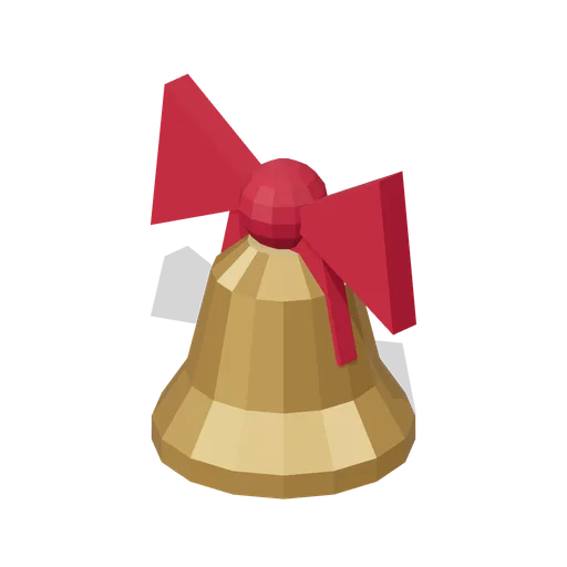 Brass Christmas bell (Christmas Village)