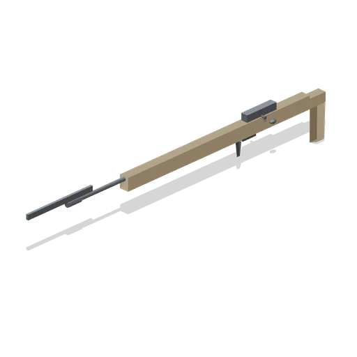 Bolt Rifle With Bayonet (Trench Line 1917)